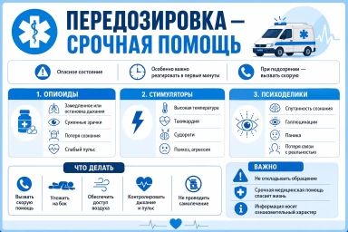 Помощь при передозировке в Свердловске